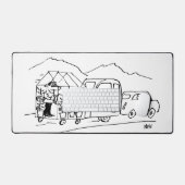 Voiture est remorquer une caravane et une serre. D (Clavier et souris)