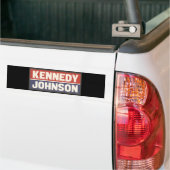 Voiture Kennedy et autocollant de Johnson (Sur camion)