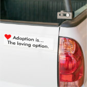 Voiture La "adoption est… Autocollant de l'option (Sur camion)