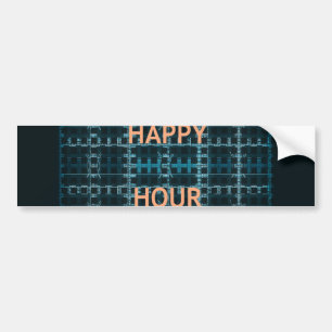 Voiture Modèle Bumper Sticker Happer hour