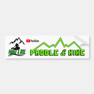 Voiture Paddle et autocollant de pare-chocs