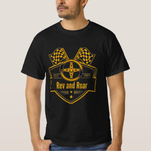 Voiture Racing "Rev and Roar" 1985 T-Shirt