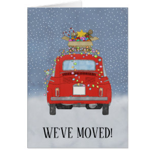 Voiture Retro Fiat 500 Nouveau Faire-part d'adress