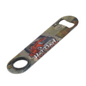 Voiture rétro multicolore (Dos Angle)