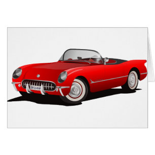 Voiture rouge classique