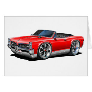Voiture rouge GTO 1966/67