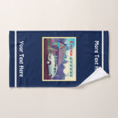 Voiture Russe GAZ M-20 Et Dacha (Serviette à main)