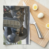 Voiture Serviettes de cuisine (Quart Plié)
