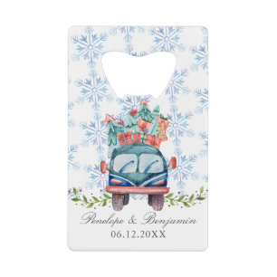 Voiture Snowflakes Hiver Mariage Merci Faveurs