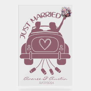 Voiture Vintage Bouquet Marié