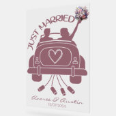 Voiture Vintage Bouquet Marié (Angle)