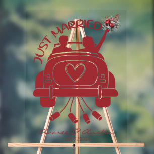 Voiture Vintage Bouquet Marié