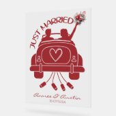 Voiture Vintage Bouquet Marié (Angle)