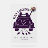 Voiture Vintage Bouquet Marié (Recto)