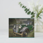 Voiture vintage cool carte postale vintage (Debout devant)