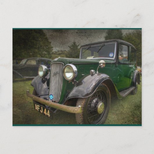 Voiture vintage cool carte postale vintage (Devant)