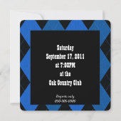 Voiture Vintage Invitation d'anniversaire (Dos)