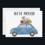Voiture Vintage Nouvelle carte d'adresse<br><div class="desc">After tout le travail et le stress, tell them you have a new address ! There is no better ( and easier!) way to spread the news than envois a special new address card. There are many different designs available, so pick yours and customize your card. Browse the store !...</div>