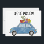 Voiture Vintage Nouvelle carte d'adresse<br><div class="desc">After tout le travail et le stress, tell them you have a new address ! There is no better ( and easier!) way to spread the news than envois a special new address card. There are many different designs available, so pick yours and customize your card. Browse the store !...</div>