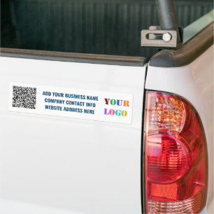 Voiture Votre texte de logo d'entreprise et autocollant de