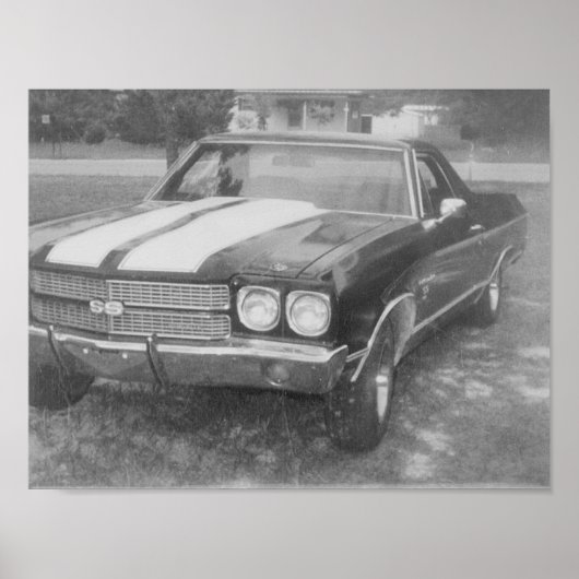 Voitures affiche de voiture noire (Devant)