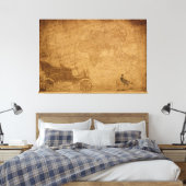 Voitures anciennes, Carte Vintage Elégante toile I (Insitu(Chambre))