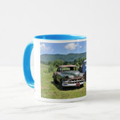 Voitures anciennes - Mug (Devant gauche)