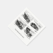 Voitures anciennes serviettes en papier personnali (Coin)
