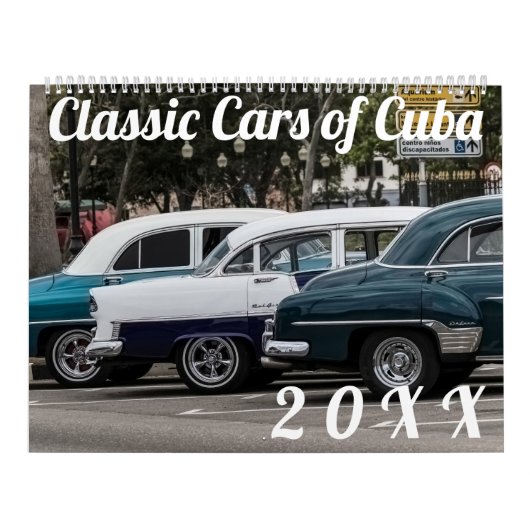 Voitures classiques de Cuba 2 Calendrier (Protection)