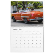 Voitures classiques de Cuba 2 Calendrier (Jan 2026)