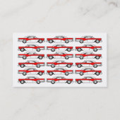 Voitures classiques de rétros cartes perforées (Dos)