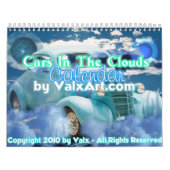 Voitures dans le calendrier de nuages par (Protection)