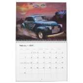 Voitures dans le calendrier de nuages par (Feb 2027)