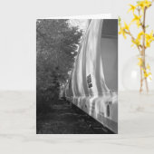 "Voitures de chemin de fer abandonnées" Carte de p (Fleur jaune)