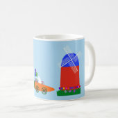 Voitures de course Bunny #1 Mug (Devant droit)