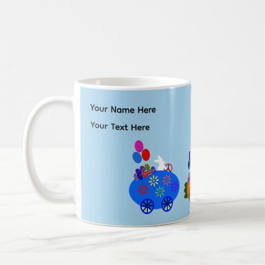 Voitures de course Bunny #1 Mug (Gauche)