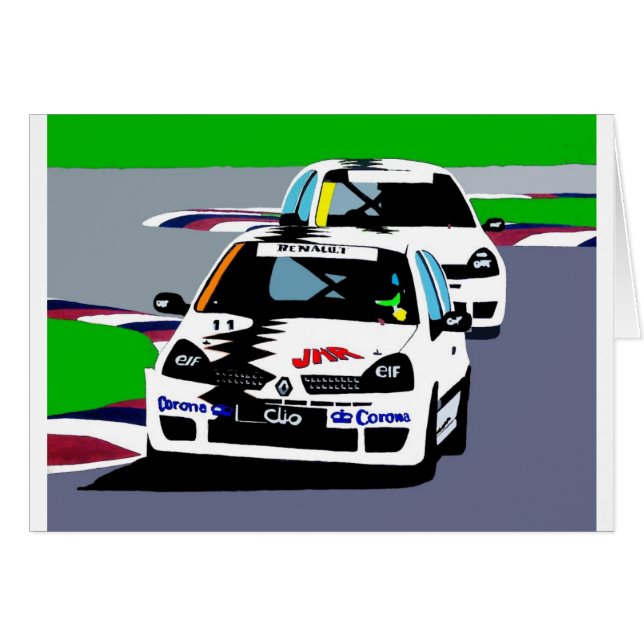 Voitures de course de Renault Clio (Devant horizontal)