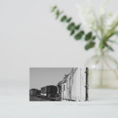 Voitures De Train Sur carte de visite De Train (Debout devant)