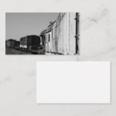 Voitures De Train Sur carte de visite De Train (Devant / Derrière)