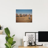 Voitures enfouies dans le sable Poster (Bureau à domicile)