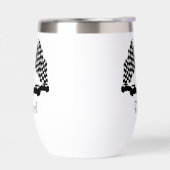 Voitures et Checker Drapeau Course personnelle (Gauche)