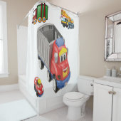 Voitures garçons douche rideau (En situation)