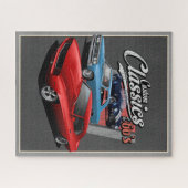 Voitures musculaires classiques du Puzzle des anné (Horizontal)