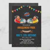 Voitures pare-chocs invitation parc d'attractions (Devant / Derrière)