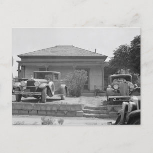 Voitures vintage en Tucson Carte postale