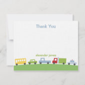 Voitures Vroom Voitures Merci Notes (Devant)