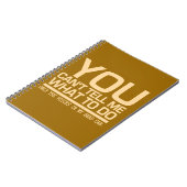 VOIX DANS MA TÊTE carnet personnalisé (Côté gauche)