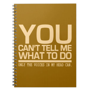 VOIX DANS MA TÊTE carnet personnalisé