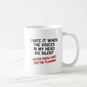 Voix dans ma tête Mug drôle