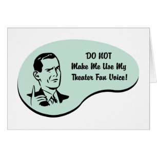 Voix de fan de théâtre